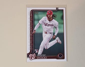 James Wood 2025 Topps RC Rookie Baseball Card