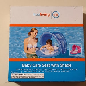 True Living Inflatable Baby Care Seat Blue (Brand New Sealed for ages 1-2 years
