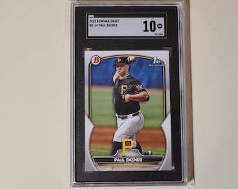 Paul Skenes 2023 Bowman Prospect Rookie Baseball Card graded SGC 10 Gem Mint