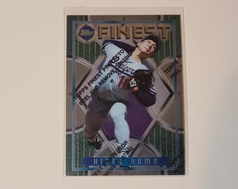 Hideo Nomo 1995 Topps Finest RC Rookie Baseball Card