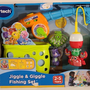 Vtech Jiggle & Giggle Fishing Set for Ages 2-5 Years, Brand New Sealed 