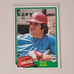1980 Topps # 540 Pete Rose Philadelphia Phillies (Baseball Card) NM