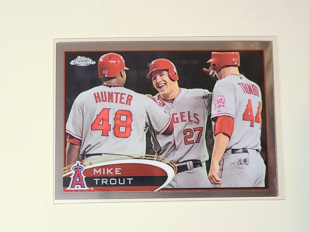 2012 Topps Chrome Mike Trout 10枚限定直筆サイン Mike Trout 2012 Topps Chrome 2nd Year Baseball Card - Etsy