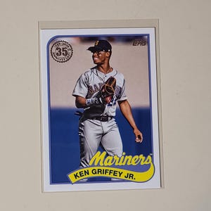 Ken Griffey Jr. 2024 Topps 35th Anniversary 1989 Insert Baseball Card