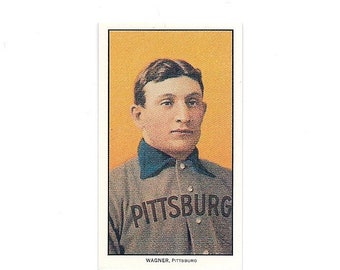 1909 HONUS Wagner T206 Sweet Corporal Top Loader Baseball Card Vintage Aged  REPRINT REPRO 
