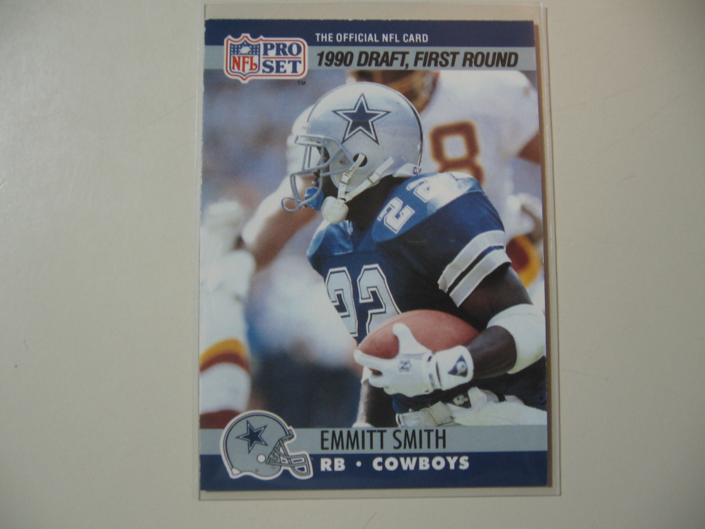 1990 Pro Set Emmitt Smith RC Rookie Football Card | Etsy