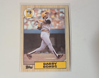 1987 Topps Barry Bonds RC Rookie Baseball Card