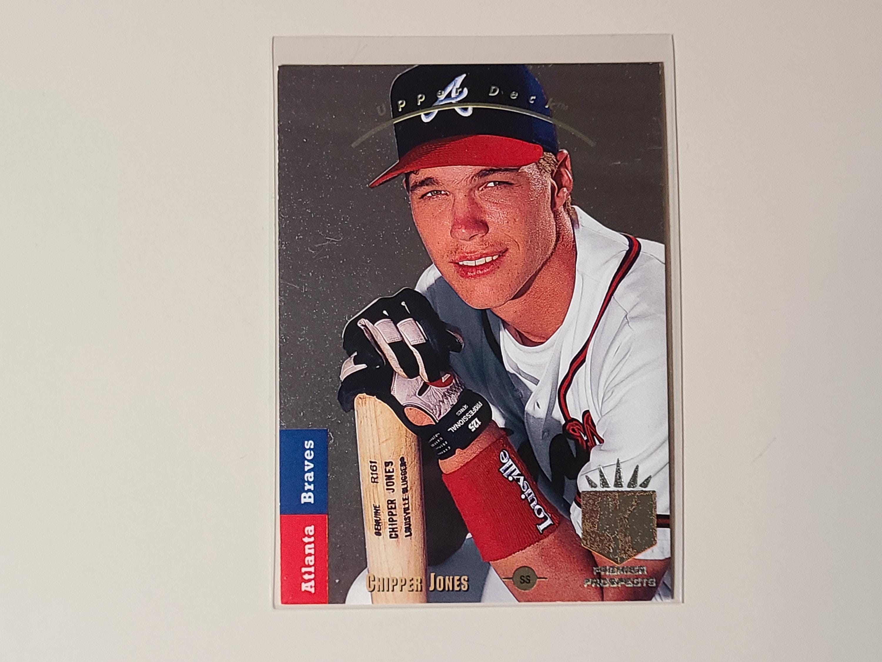 Chipper Jones 1993 Upper Deck SP Foil Prospect Baseball Card