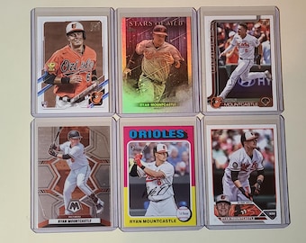 Ryan Mountcastle 6 Baseball Card lot with Rookie, Panini Mosaic, Insert