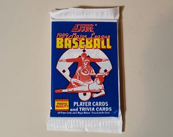1989 Score Baseball Pack (16 cards + 1 Magic Motion trivia card per pack) NEW