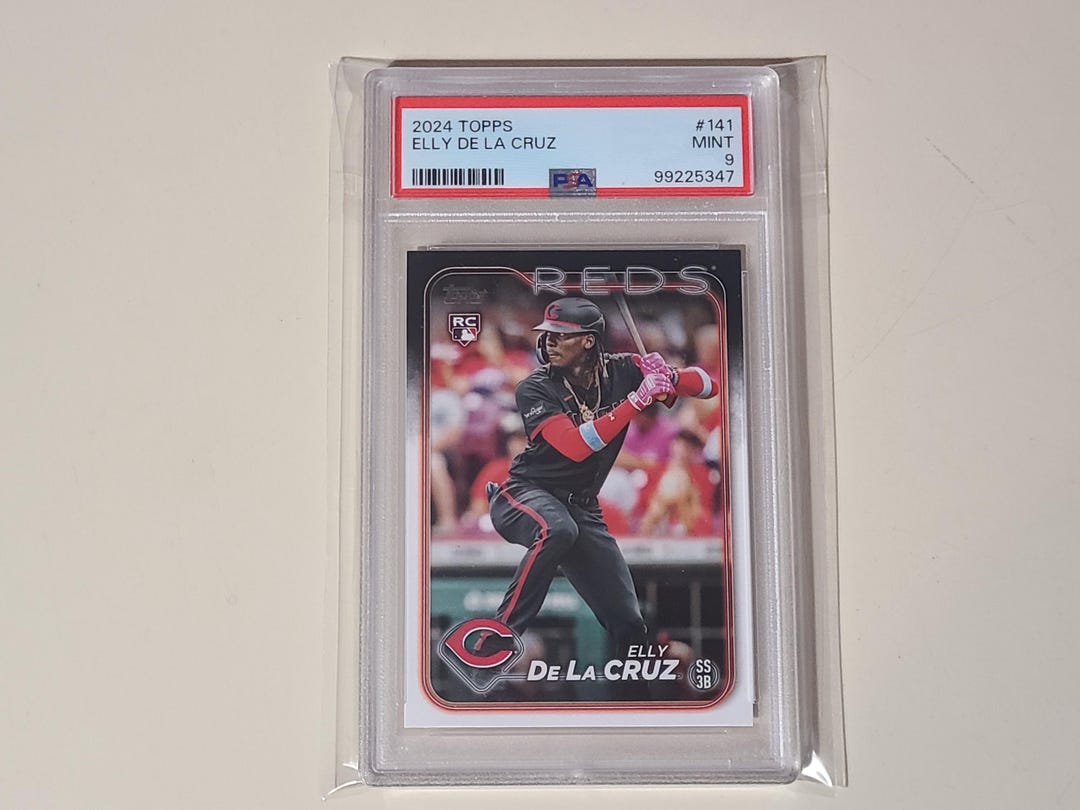 Elly De La Cruz 2024 Topps RC Rookie Baseball Card Graded PSA 9