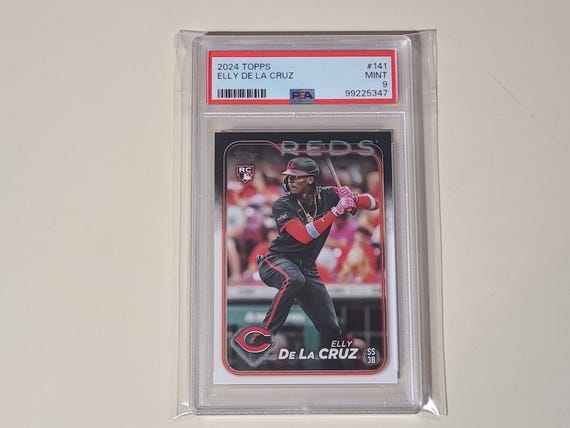 Elly De La Cruz 2024 Topps RC Rookie Baseball Card Graded PSA 9