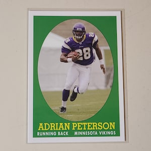 Adrian Peterson 2007 Topps Turn Back the Clock RC Rookie Football Card