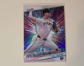 Paul Skenes 2024 Topps Chrome Stars of the MLB RC Rookie Baseball Card