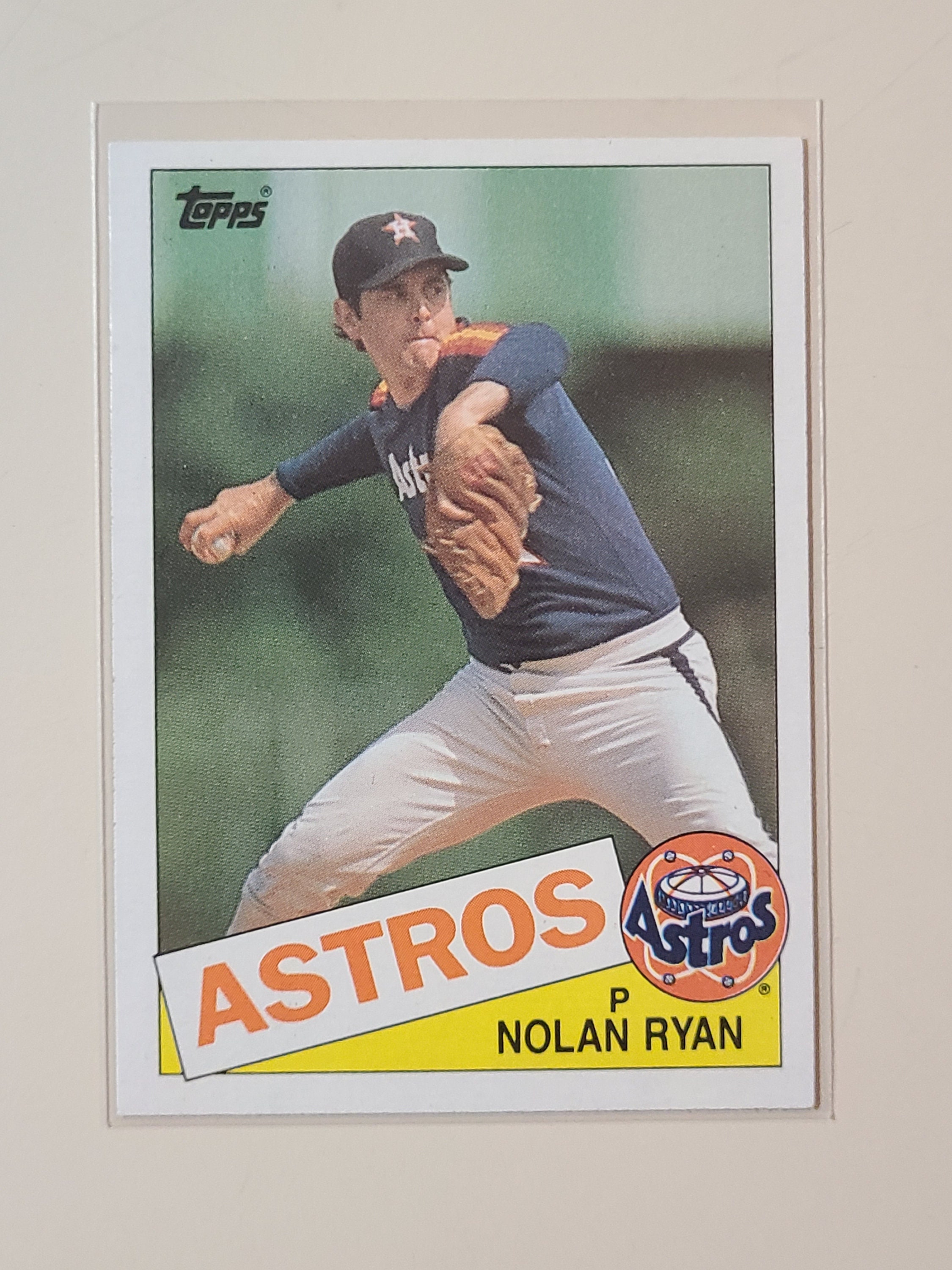 1985 Topps Nolan Ryan Baseball Card Etsy