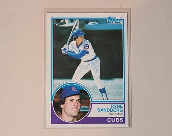 1983 Topps Ryne Sandberg RC Rookie Baseball Card - Etsy
