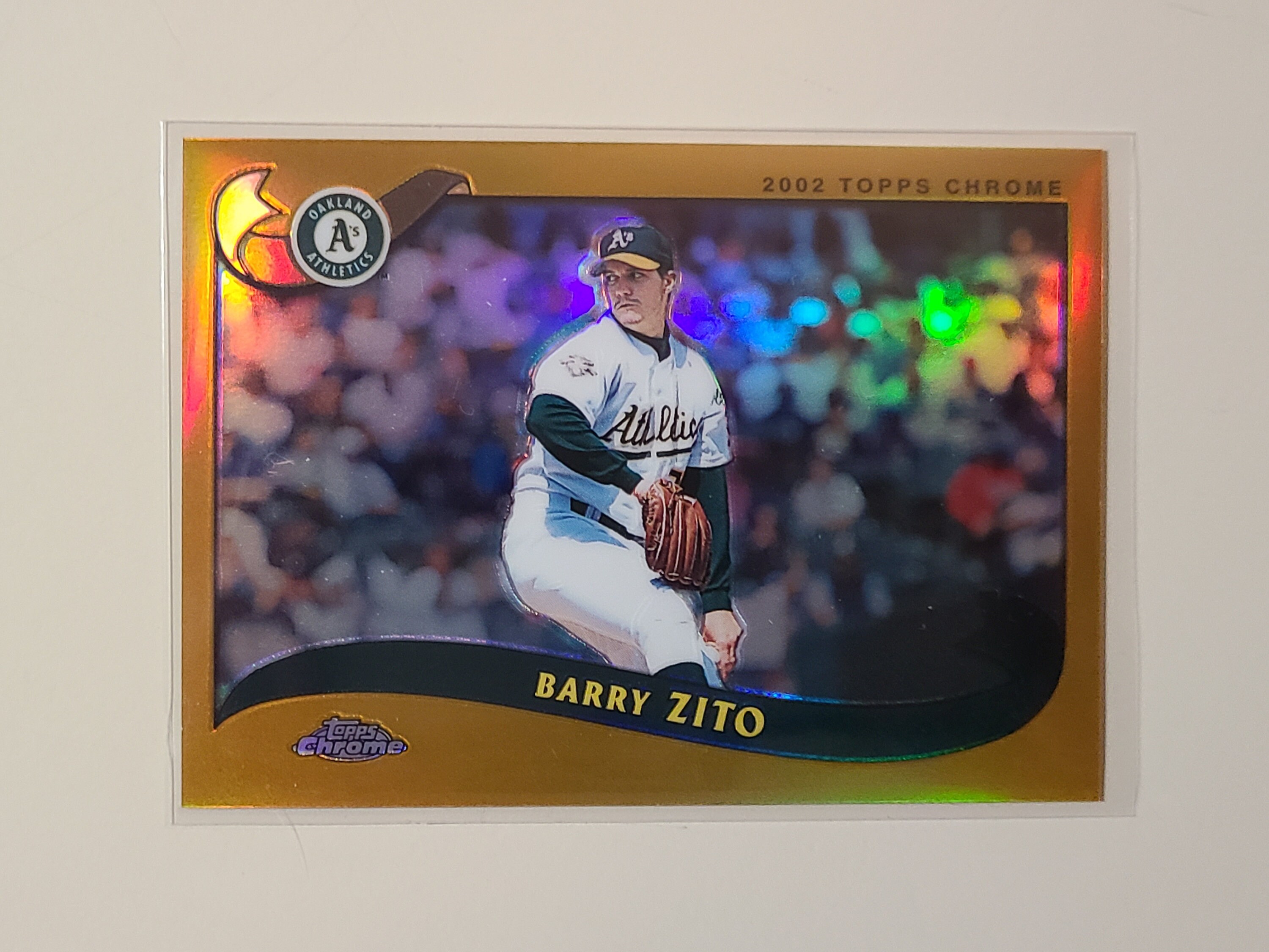 2002 Topps Chrome Refractor Barry Zito Baseball Card - Etsy