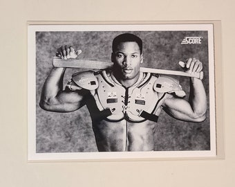 1990 Score Bo Jackson #697 FB/BB Black/White Baseball Card