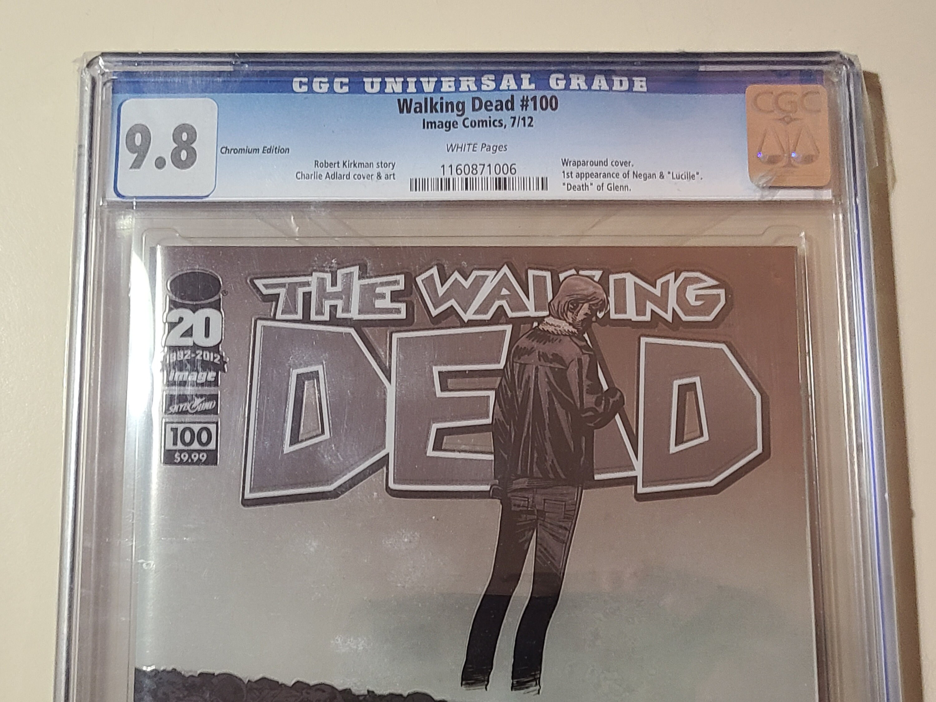 The Walking Dead Issue #100 Chromium Edition 1st Issue Negan & Lucille  Death of Glenn (graded CGC 9.8) - Etsy Canada