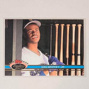 Ken Griffey Jr. 1991 Topps Stadium Club Baseball Card