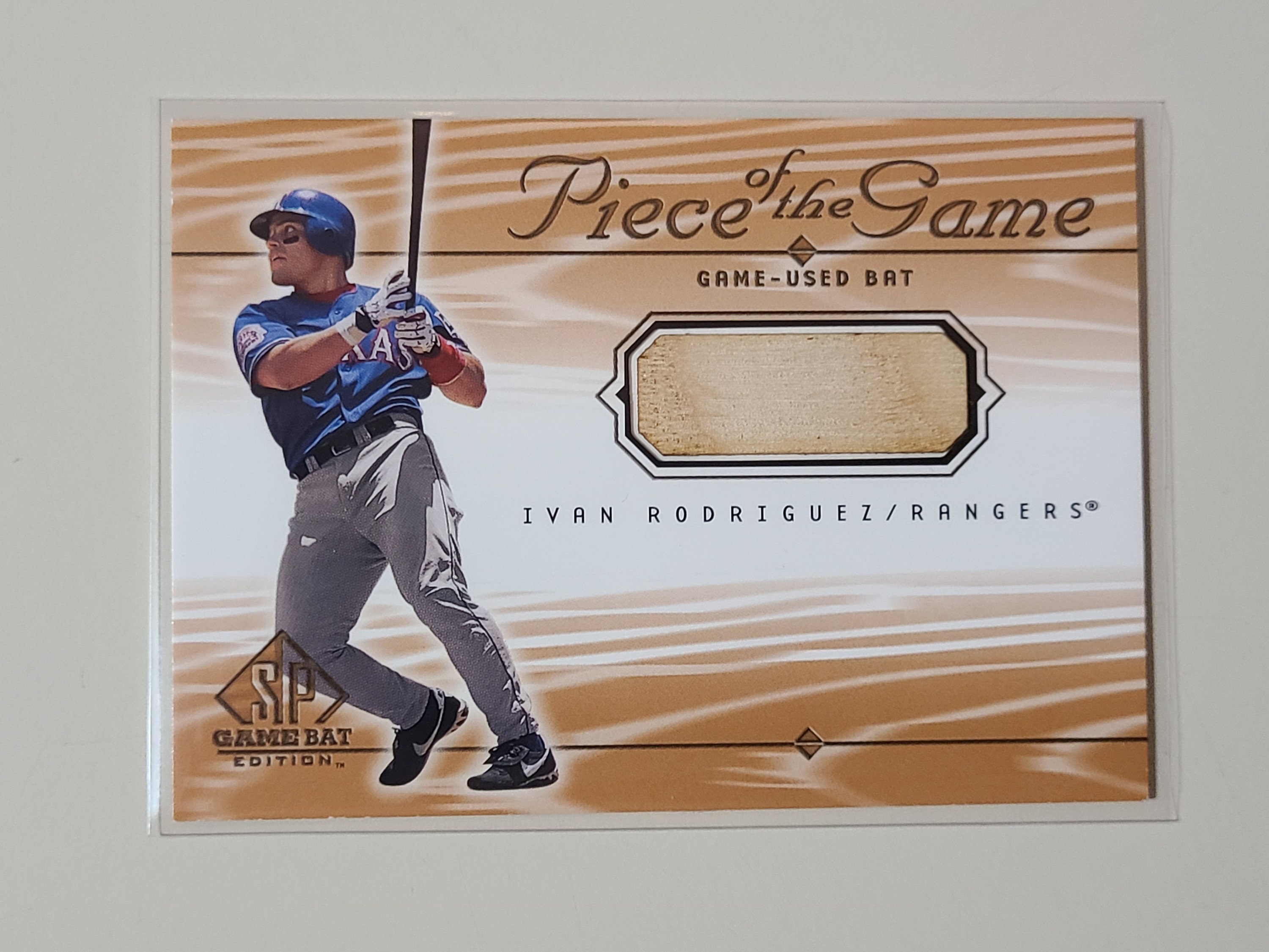 2000 Upper Deck SP Piece of the Game Ivan Rodriguez Game Used - Etsy