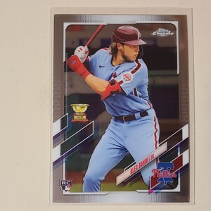 2021 Topps Chrome Alec Bohm RC Rookie Baseball Card