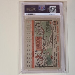 Max Surkont 1956 Topps Baseball Card graded PSA 2 Good immagine 3