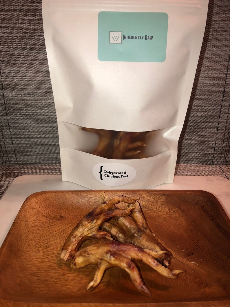 dehydrated chicken feet for dogs safe