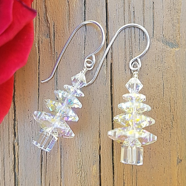 Crystal Tree Earrings main image 0