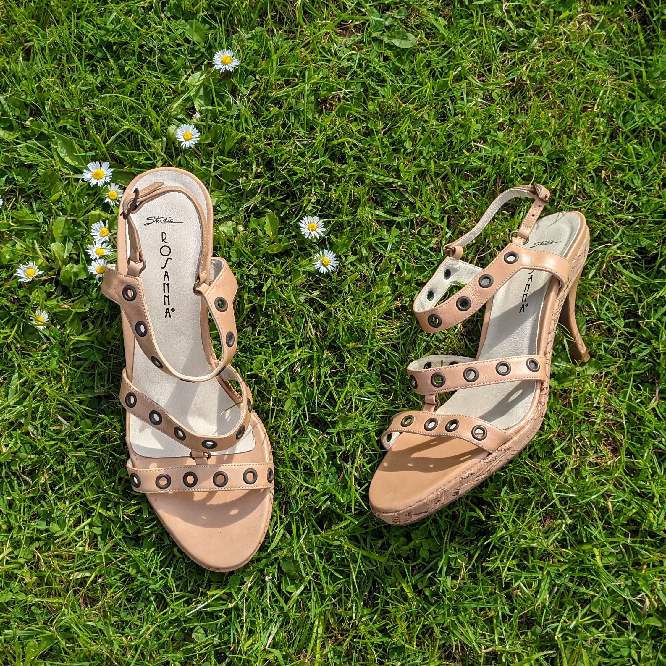 strappy high heels uk