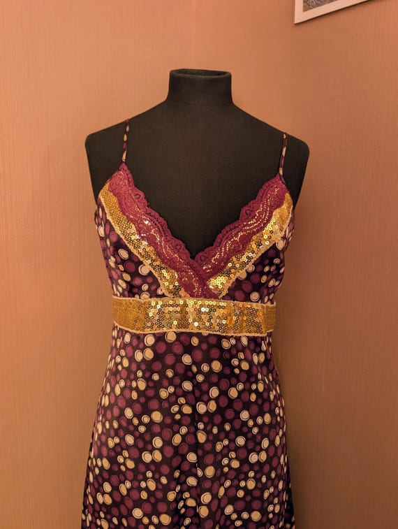 Vintage Y2K almost Famous Sequin Slip Dress  UK 10 - Etsy New Zealand
