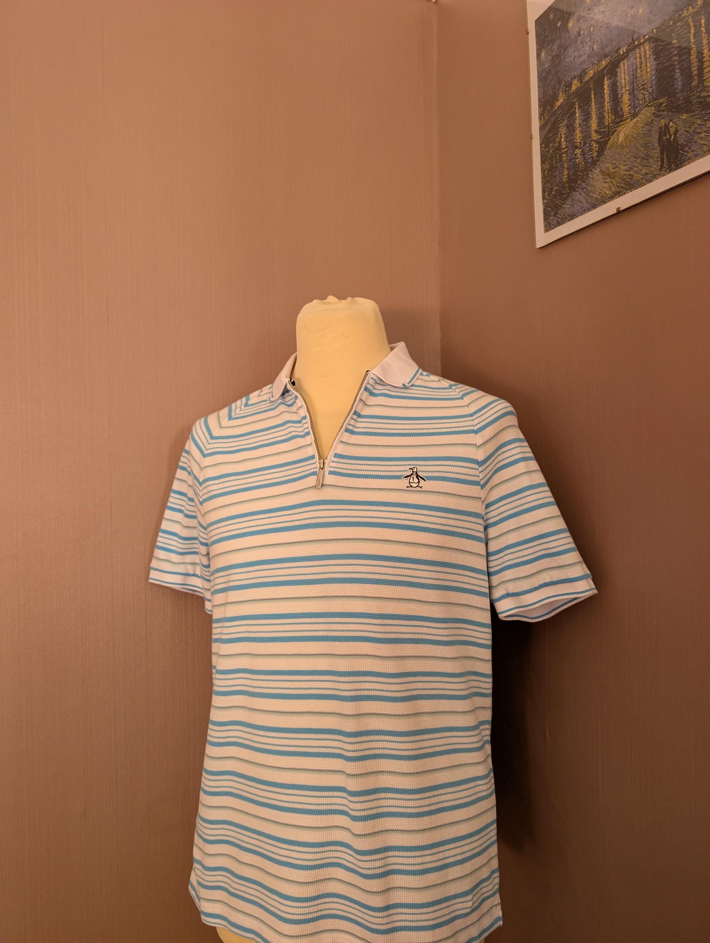 Vintage-inspired Original Penguin by Munsingwear Zip Polo Shirt
