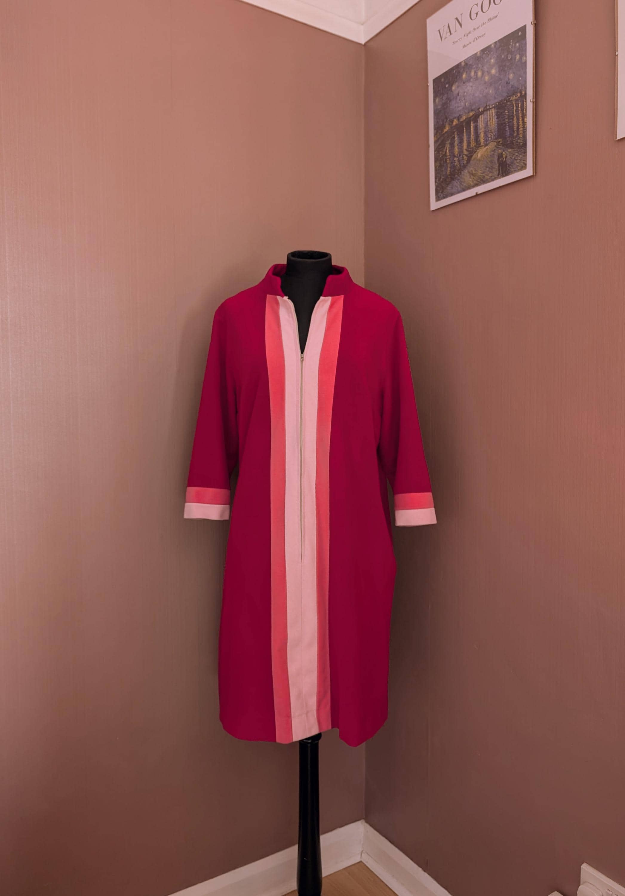 ladies zip up fleece dressing gown Zipped mint prom dress