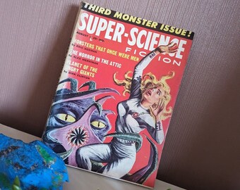 Third Monster Issue - Super Science Fiction, 1959, vol 3 - no 5