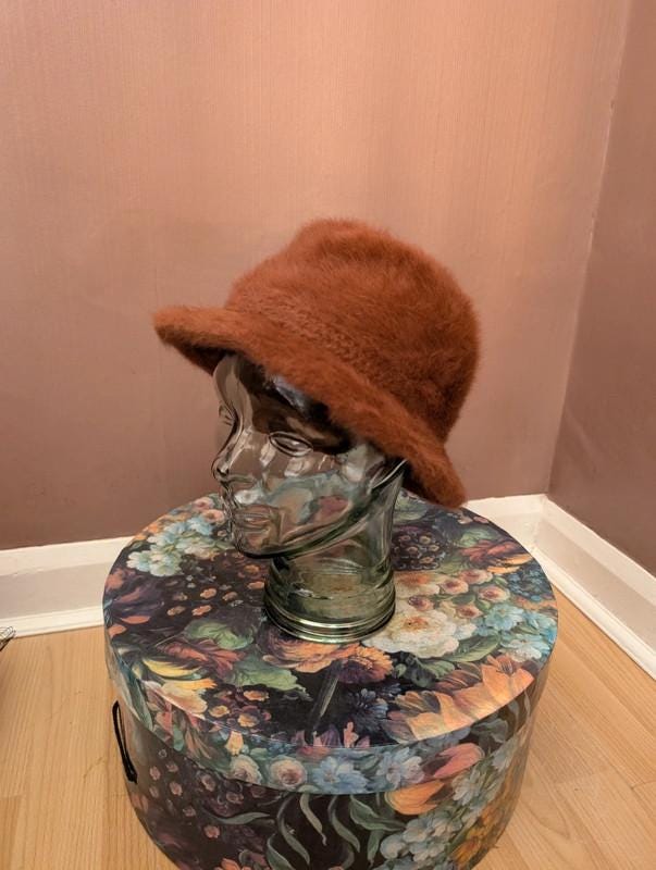 Vintage Kangol Super Angora Hat Rego Design Vintage Kangol Super Angora Hat Rego Design  main image 3