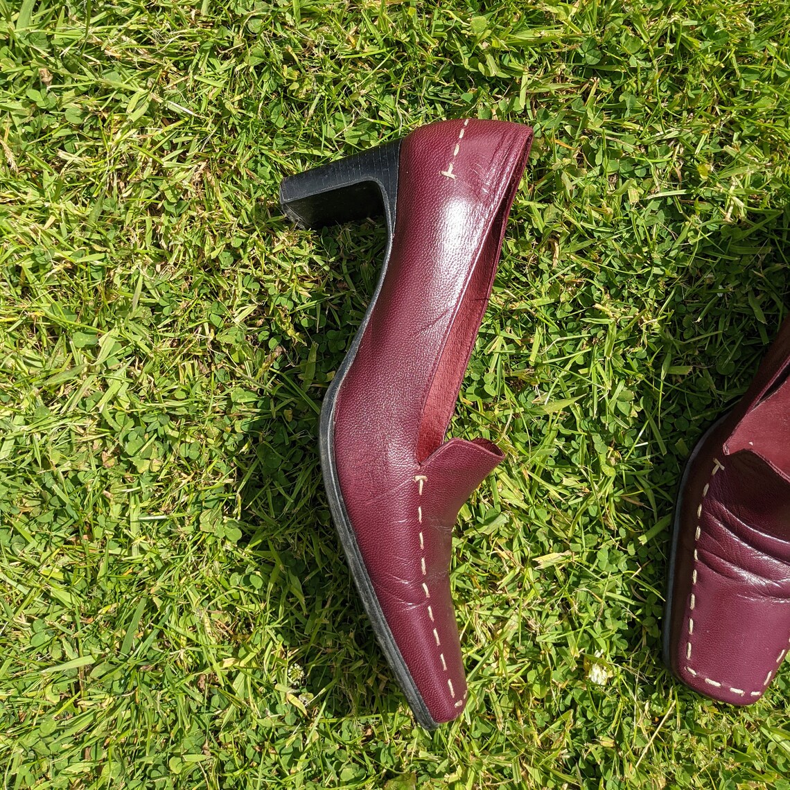 brown leather court shoes uk