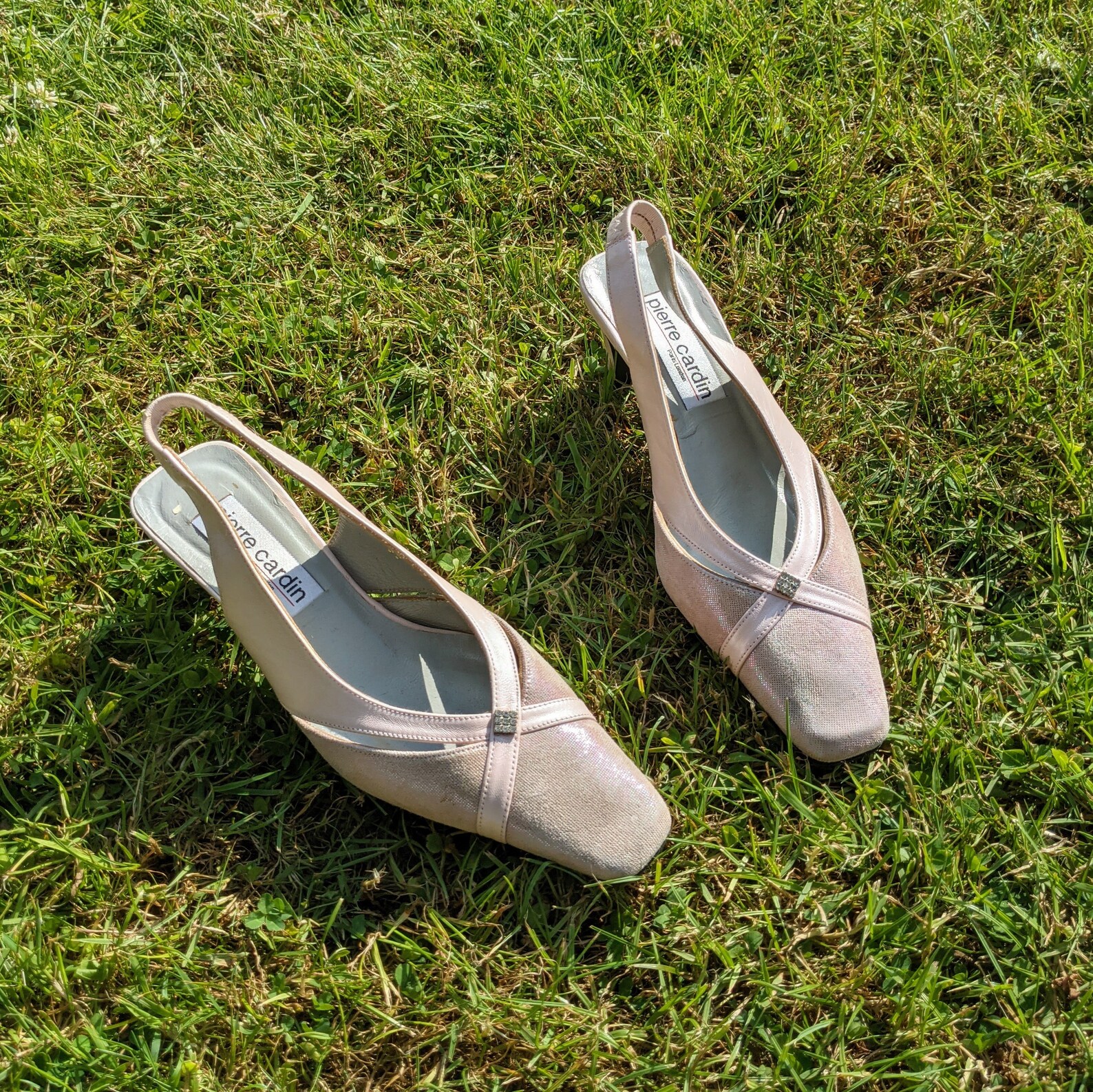 Stunning baby pink sling back heels size EU 35 or UK 2 Etsy