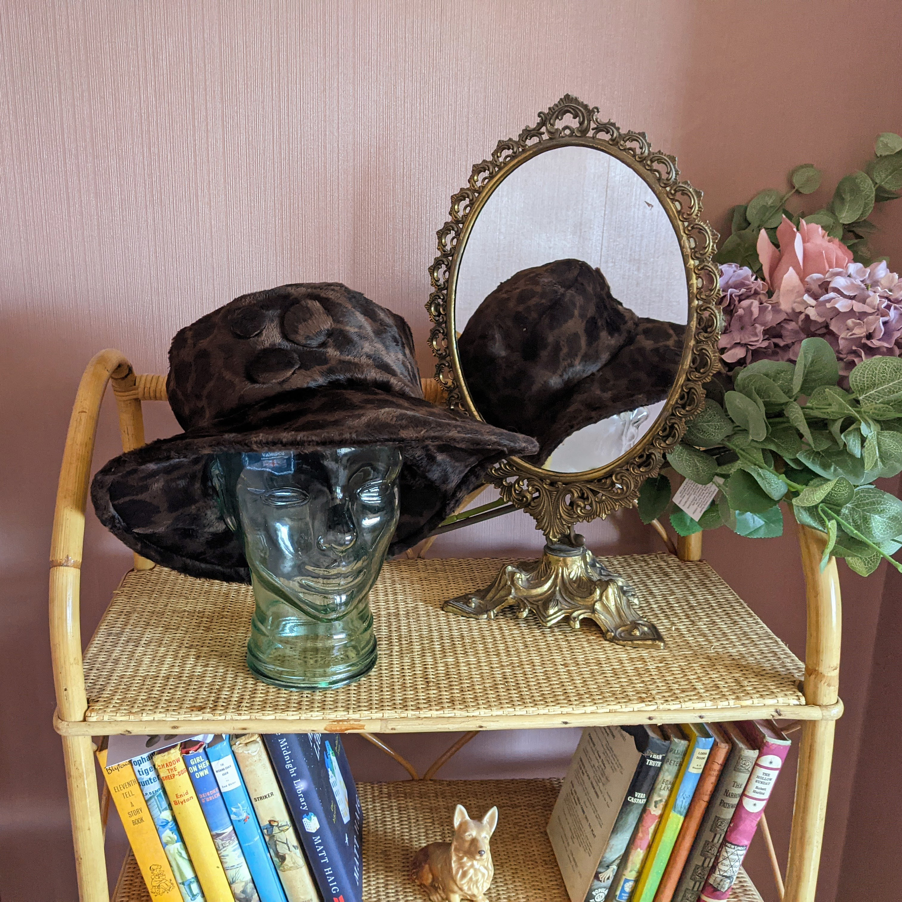 Beautiful Kangol Leopard Print Hat 