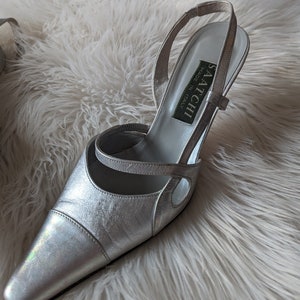 BEAUTIISOLES Made In Italy Leather Slingback Heels main image 1