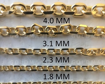Diamond cut cable link best sale chain