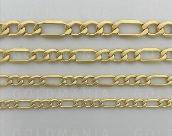 Collana Unisex Catena Maglia Fune Piena In Oro Giallo 48 Cm - Foto 14