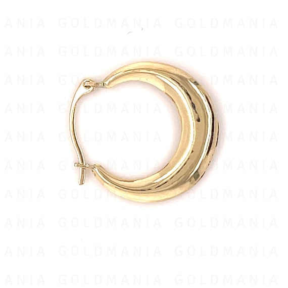 Graduated gold hotsell hoop earrings