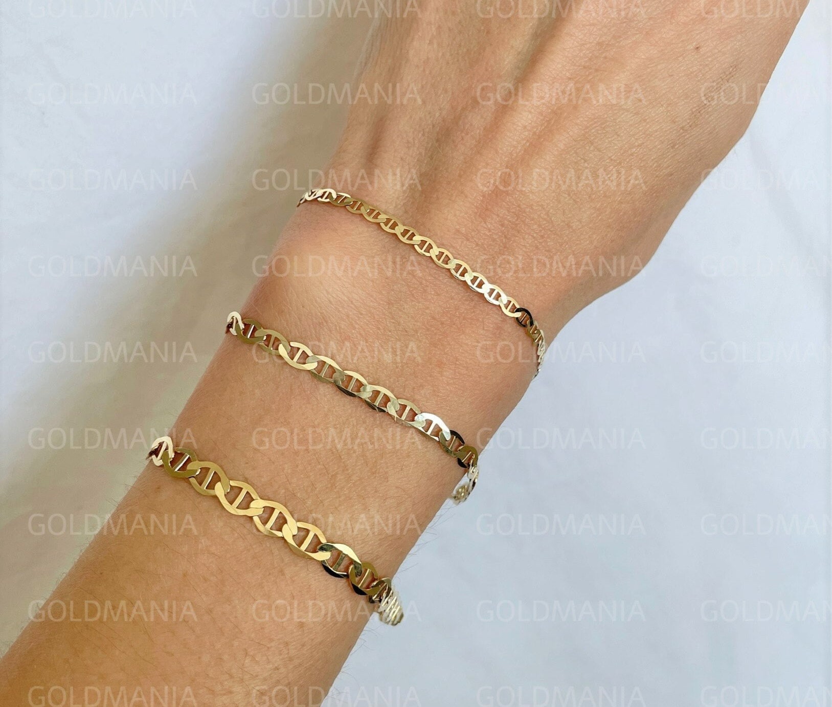 14K Mariner Chain Link Bracelet