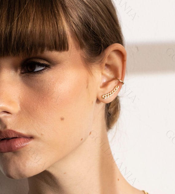 14K Gold Ohr Kletterer, Panzer Ohr Kletterer, Ohr Kletterer