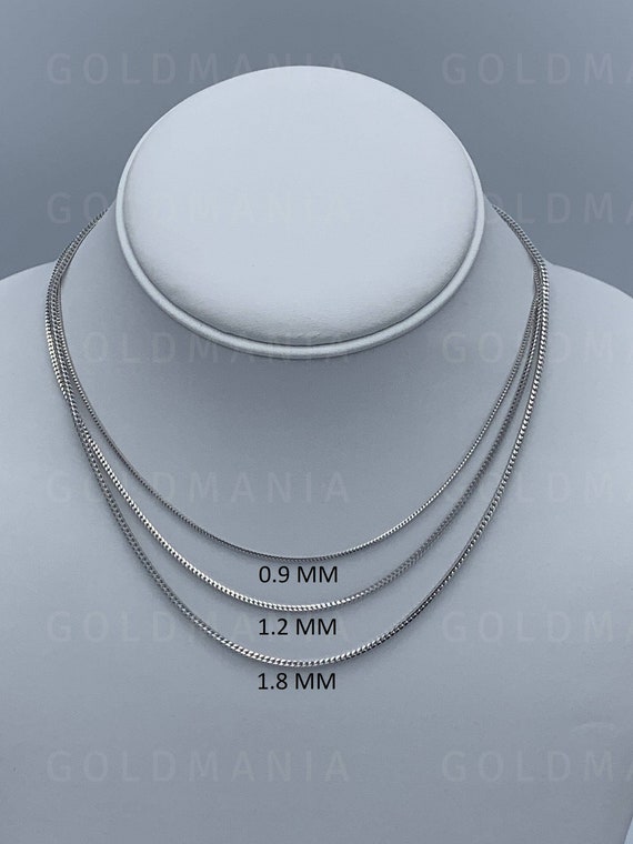 Gold Wheat Chains and Sterling Silver Wheat Chains Necklaces