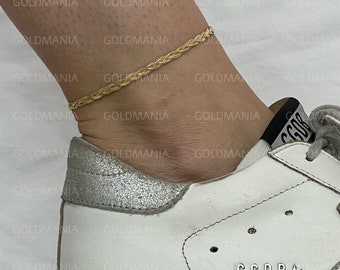 Cavigliera Oro Giallo 585/14 Kt 24 Cm – Schmuck GmbH - Foto 11