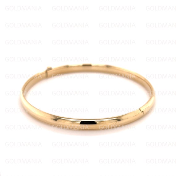 10K Yellow Gold Polished Bangle