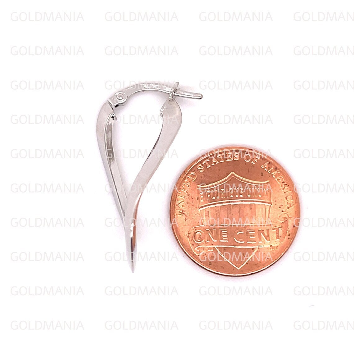 Orecchini A Goccia Ovale Placcati Oro 14K – Grandi E Leggeri, Ipoallergenici, Per Donna (30x18mm)