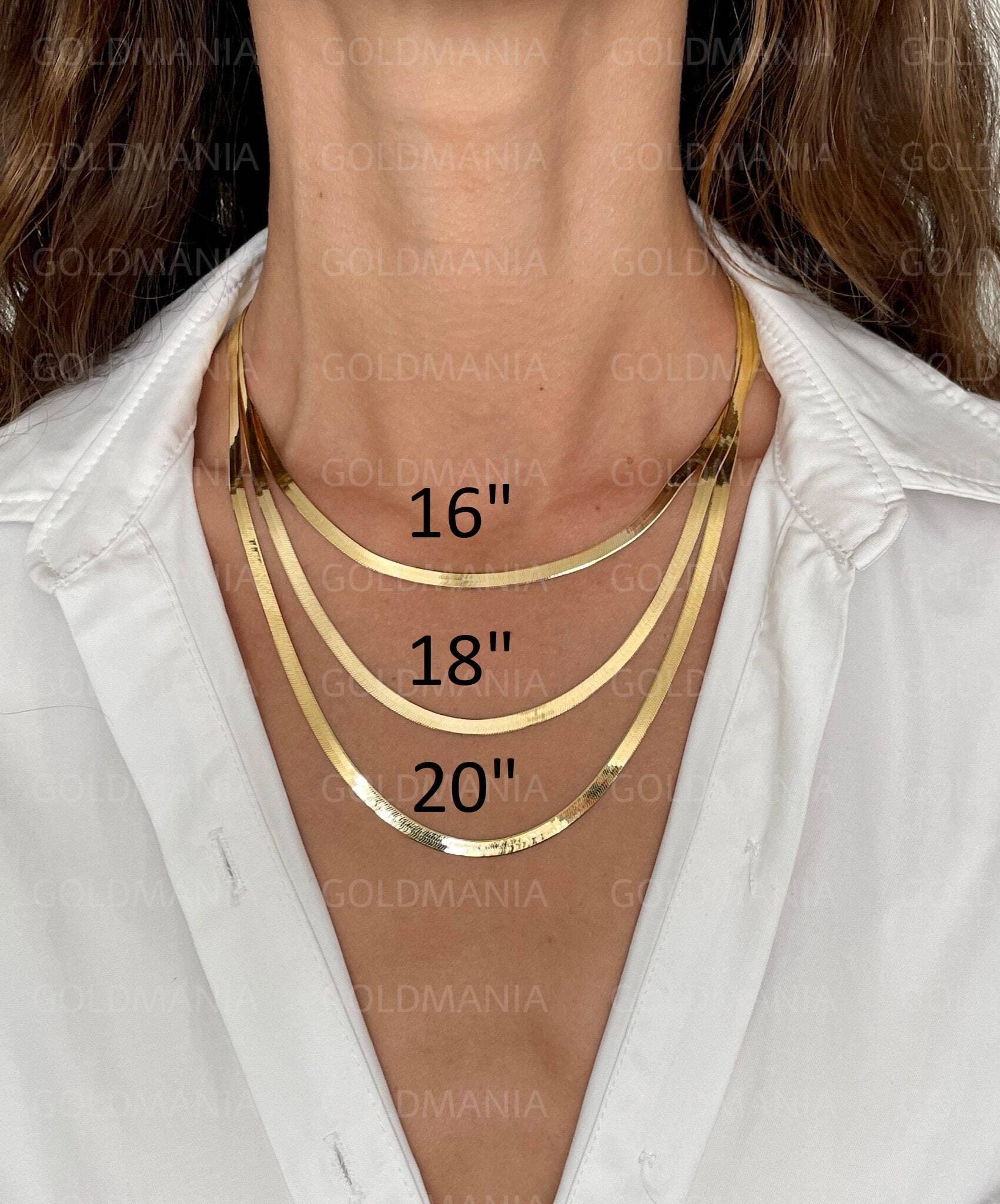SiiZU - Aylin Herringbone Chain Necklace - Sustainable Jewelry – Curate