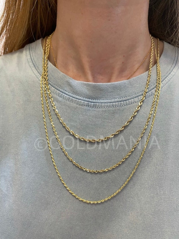 Rope Chain- 6mm, Size 20, 18K Yellow - The GLD Shop